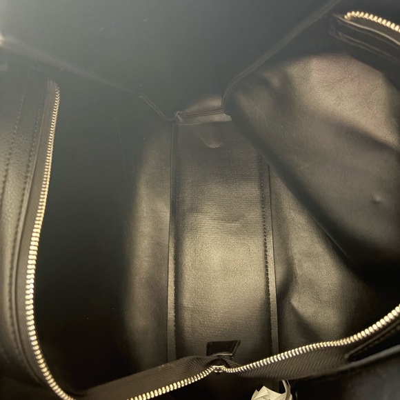 ZARA Dark Gray faux Leather Tote - Picture 8 of 10